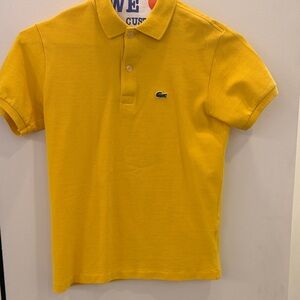 Lacoste Kids Yellow Polo Shirt